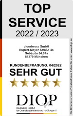Top Service Siegel - Sehr gut